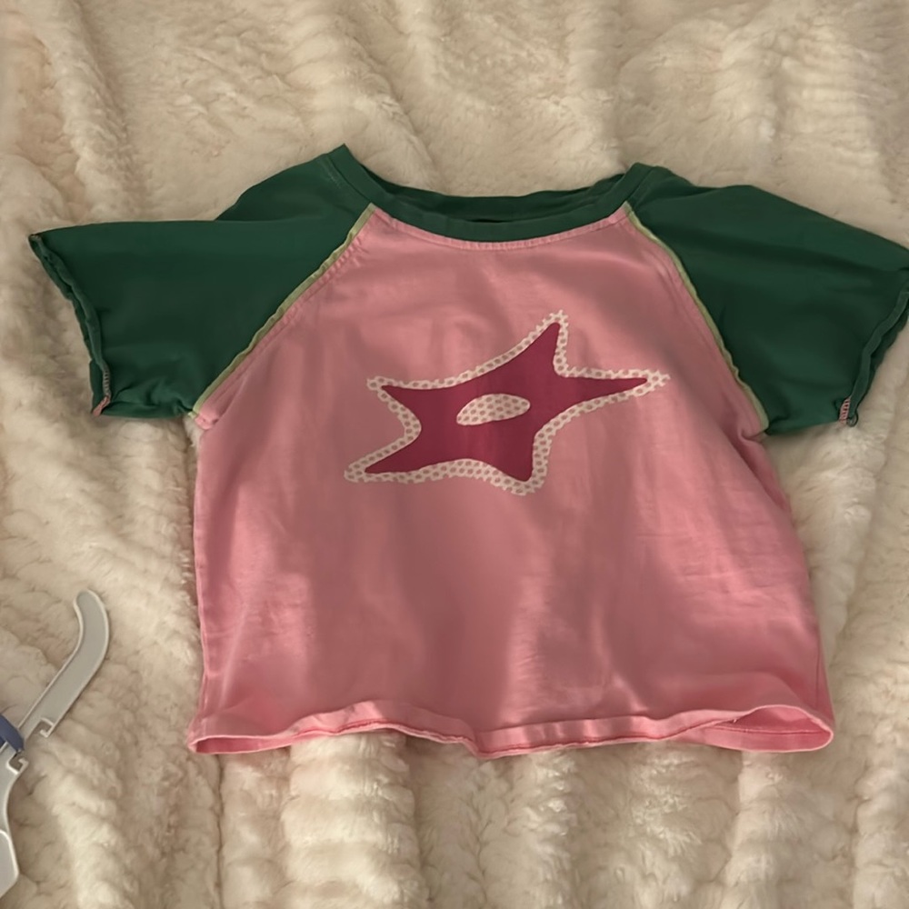 Princess Polly, Motel Rocks pink,green and purple t shirt